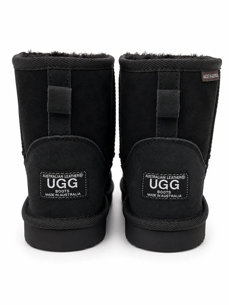 Australian Leather Ugg Classic Mini - Black - AU7
