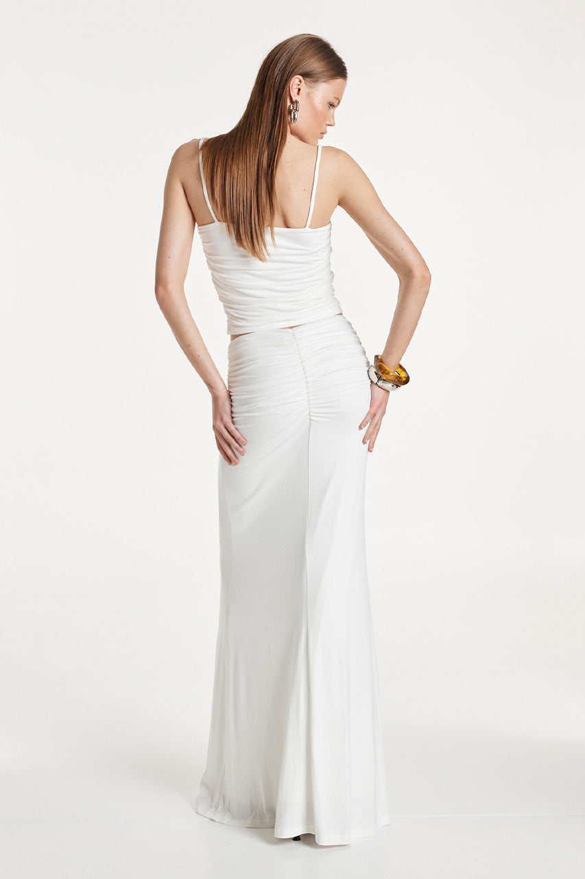 Madison The Label Scarlett Maxi Skirt - White