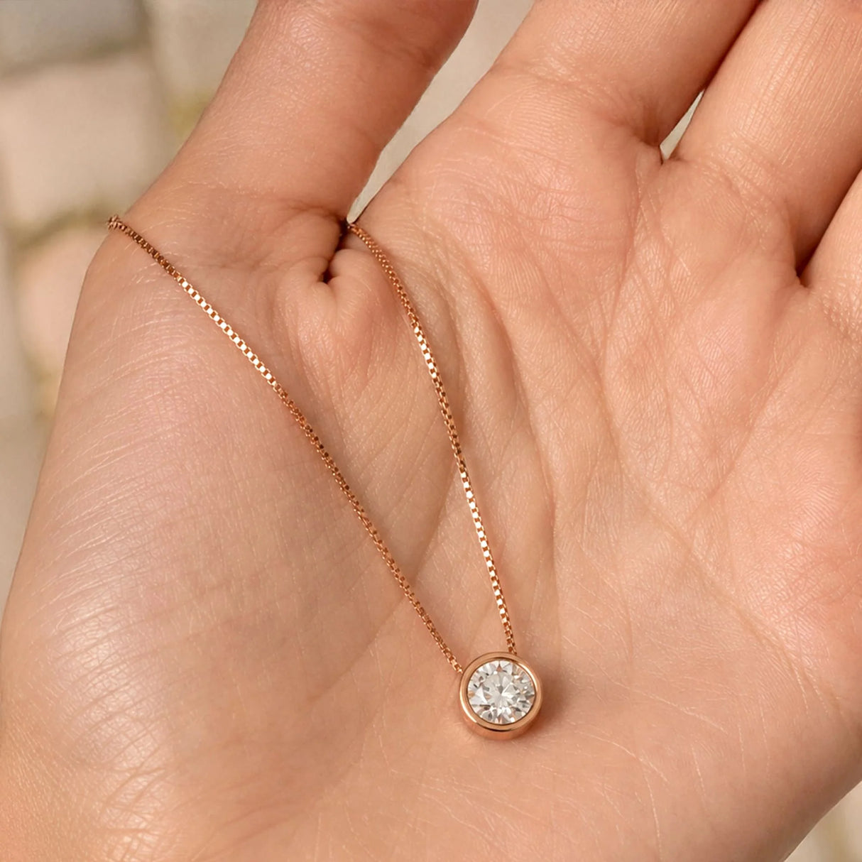 Krystal Couture Bezel Necklace Embellished with SWAROVSKI Crystals