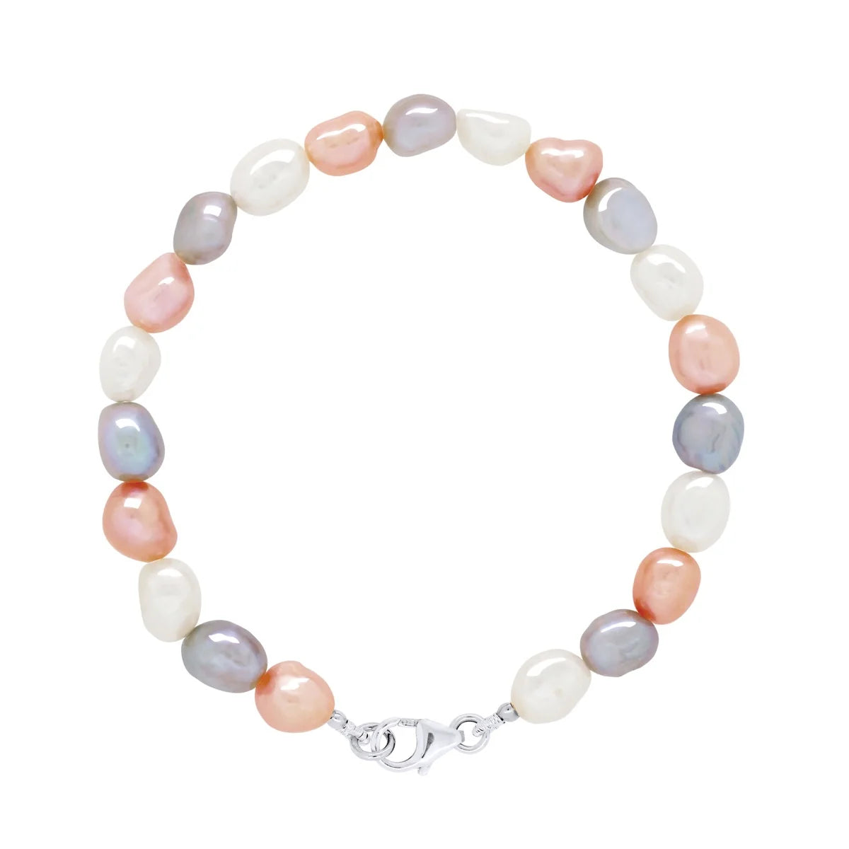 Manufacture Royale Bracelet Baroque Baroque Freshwater Pearl Lavender & Multicolour 6-7mm