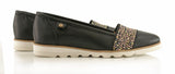 Bosccolo Womens Moccasin - Black