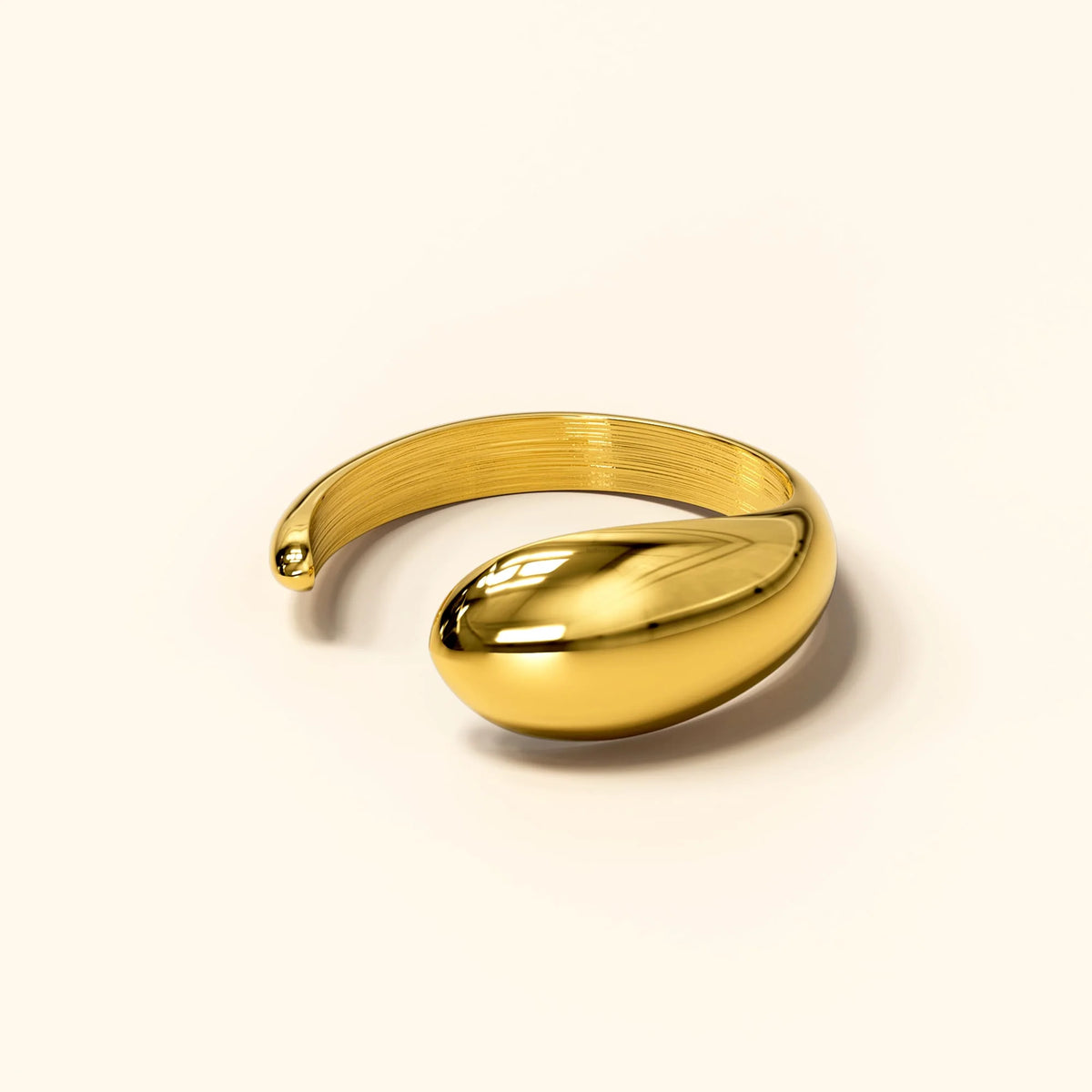Bullion Gold Elan Irregular Open Claw Gold Ring