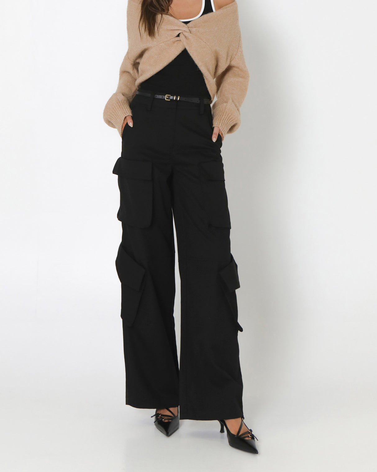 Madison The Label Blane Cargo Pants - Black
