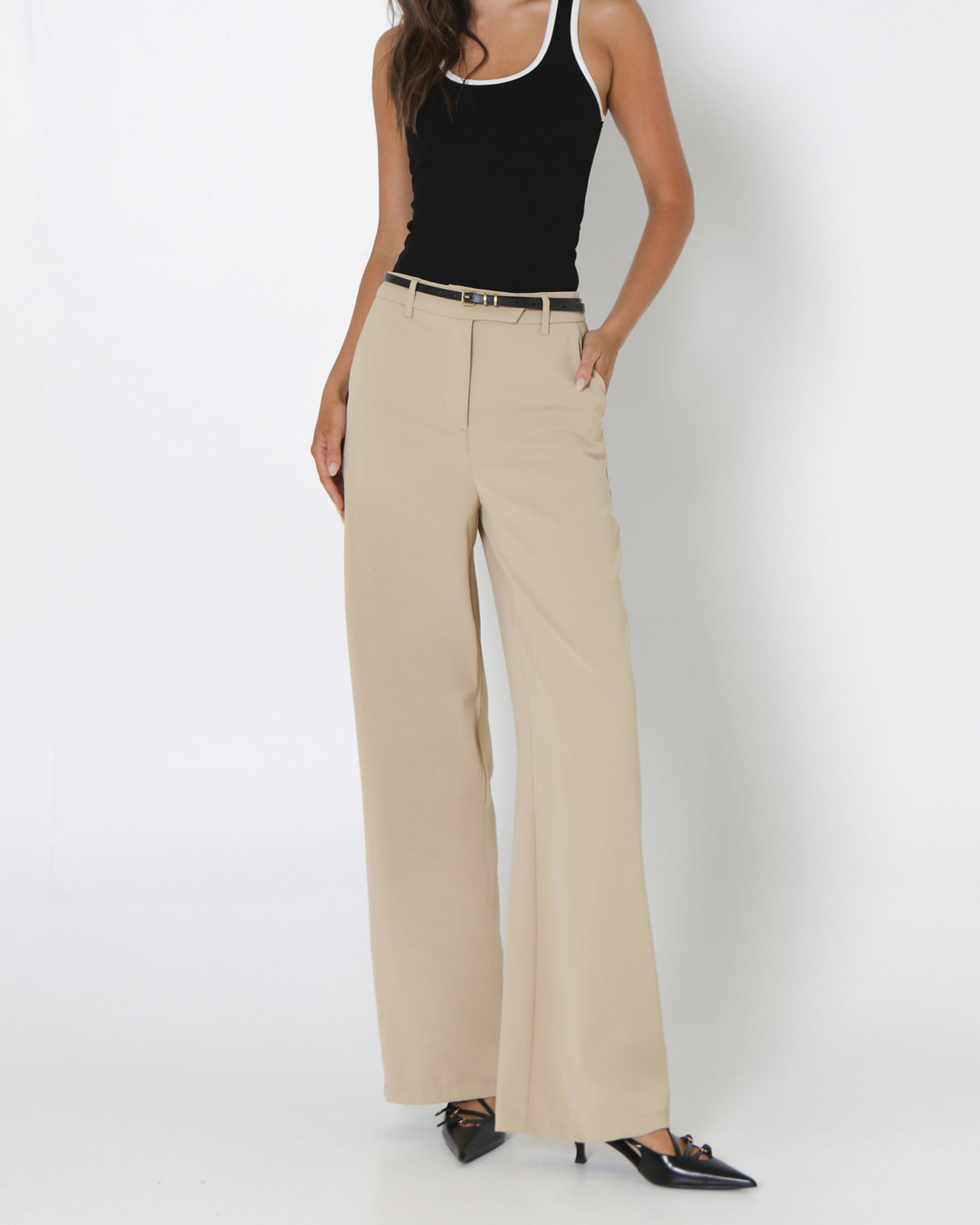 Madison The Label Marissa Pants - Sand