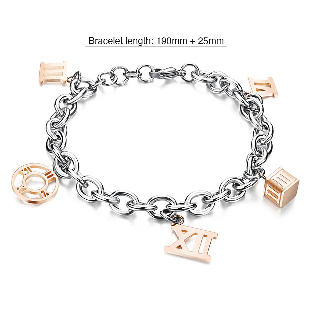 Krystal Couture Roman Charms Bracelet