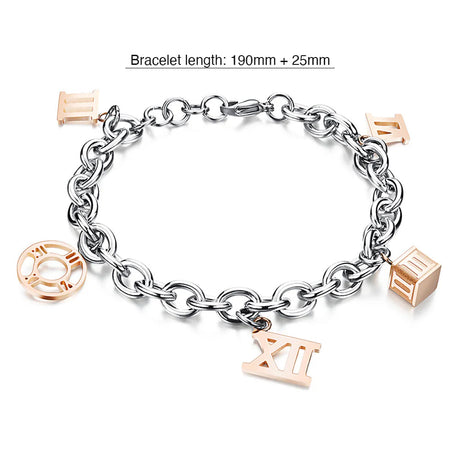 Krystal Couture Roman Charms Bracelet
