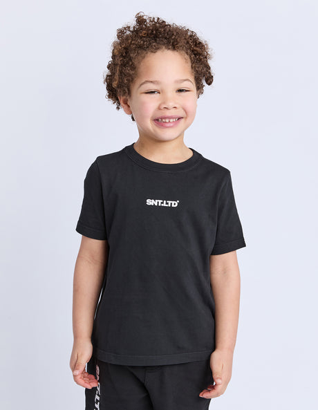 St Goliath Boys Podium Tee - Washed Black