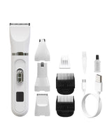 Rechargeable Pet Clipper Grooming Kit Electric Trimmer 3-9mm Comb USB Charge Nail Care