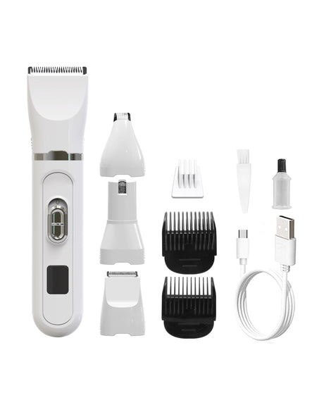 Rechargeable Pet Clipper Grooming Kit Electric Trimmer 3-9mm Comb USB Charge Nail Care