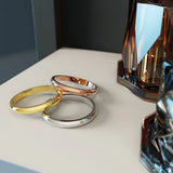 Bullion Gold Camille Minimal Stacker Ring in Silver