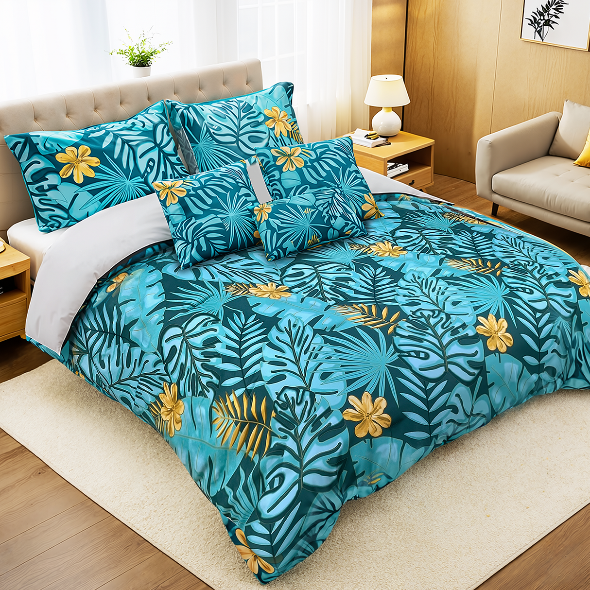 Ramesses 6Pcs Bedroom Pack -  Tropical Rainforest