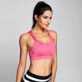 High Impact Lightly Padded Wireless Active Bra - Pink