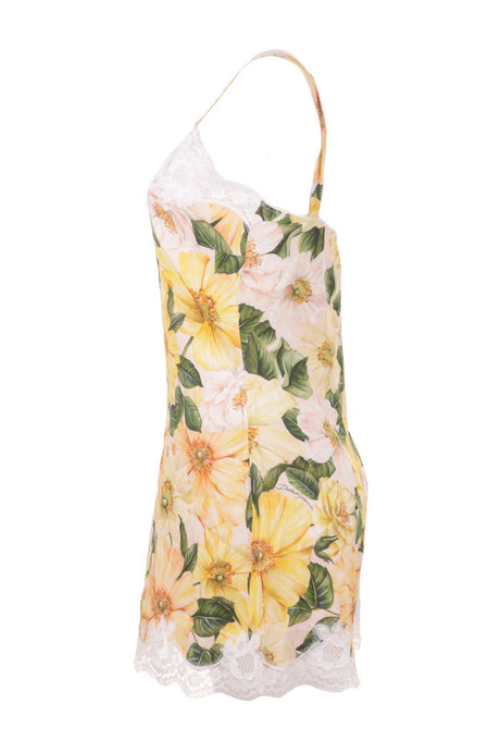 Dolce & Gabbana Women Flowers Lingerie Dress