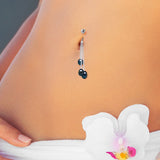 Jewellery Baroque 3 Pearl Baroque Freshwater Pearl Black Sterling Silver