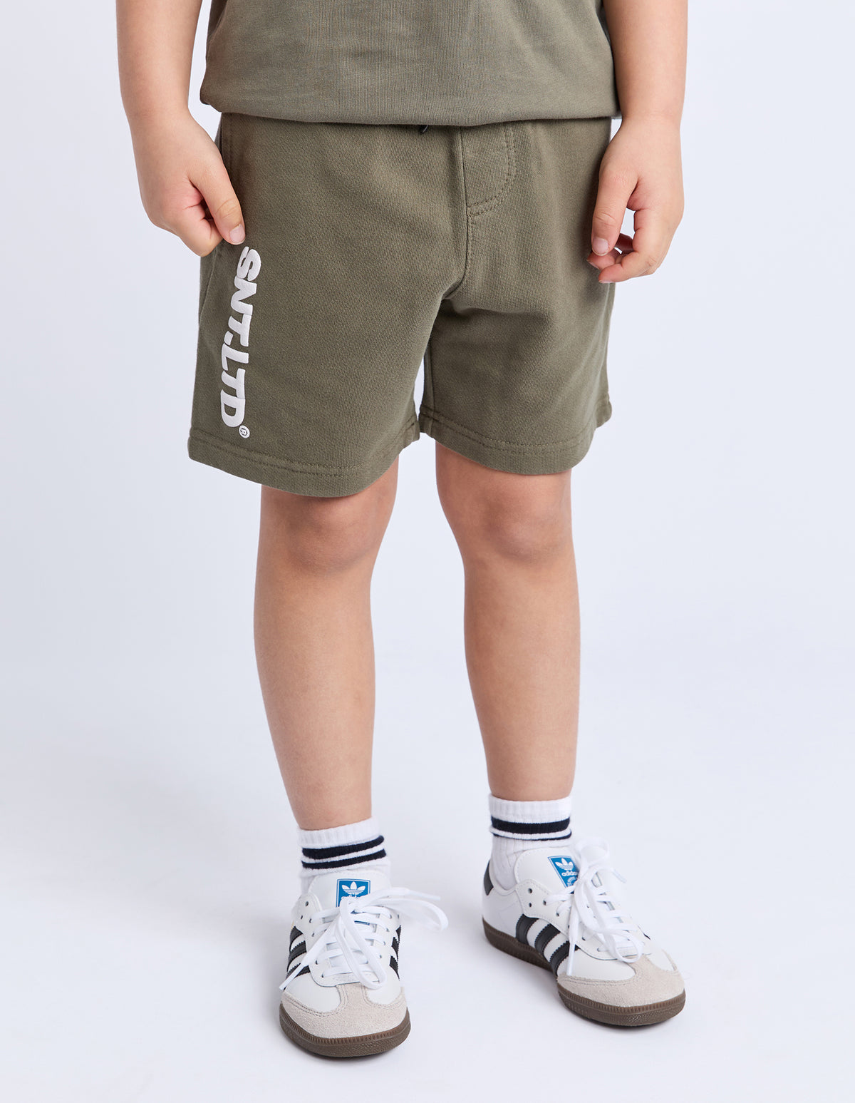 St Goliath Boys Podium Fleece Short - Khaki