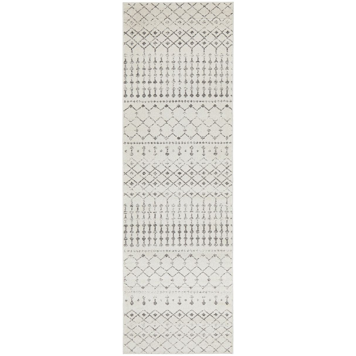 Chrome Elsa Silver Runner Rug