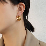 Bullion Gold Hannah Gold Titanium Hoop Earrings