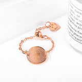 Bullion Gold Adjustable Queen Elizabeth Coins Ring