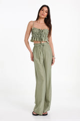 Lost In Lunar Florence Pants - Dark Sage