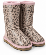 Australian Leather Ugg Classic Short Leopard - Metallic Pink - AU6