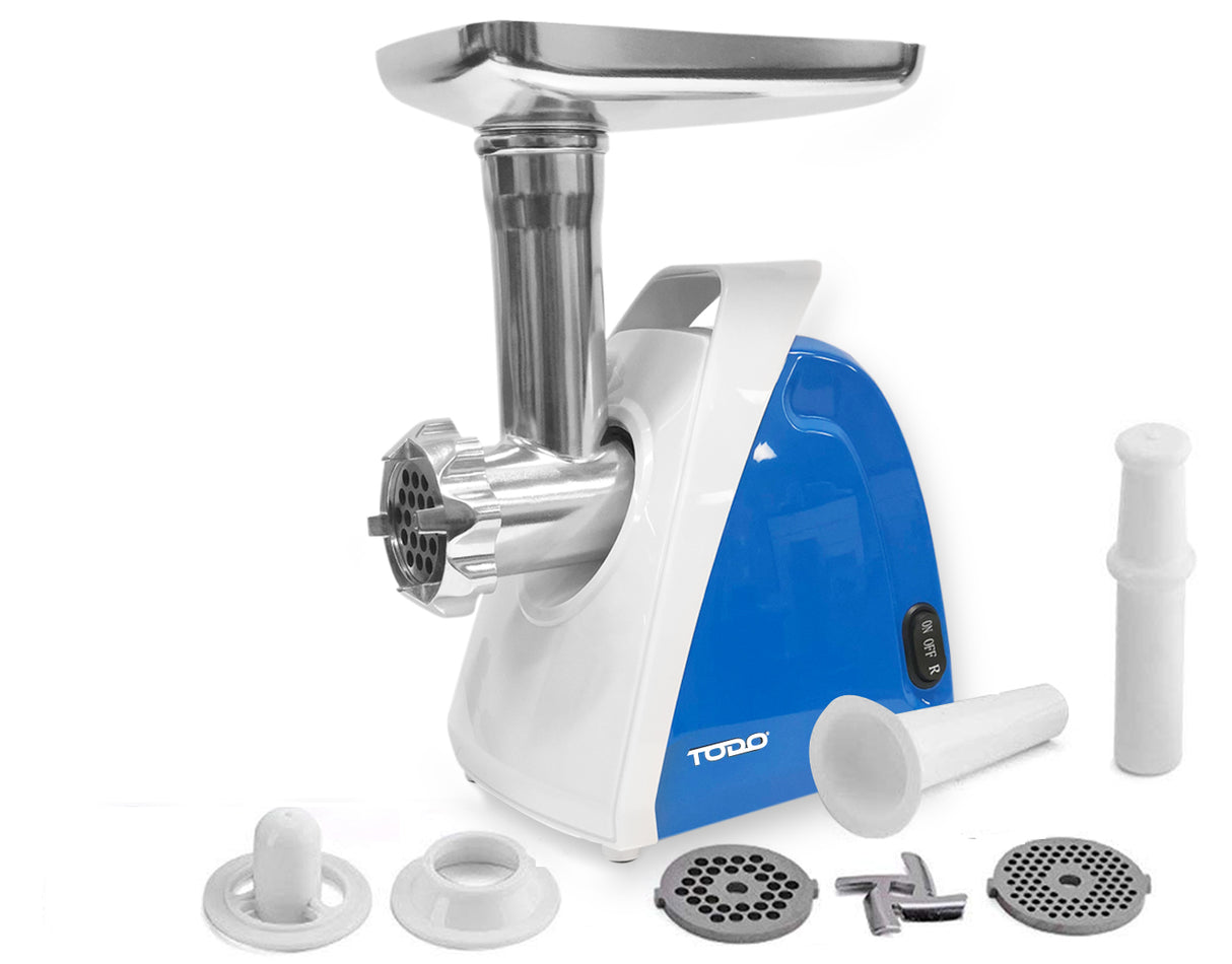 TODO Electric Meat Grinder Sausage Maker Filler Mincer Stuffer Kibbe 800W - Blue