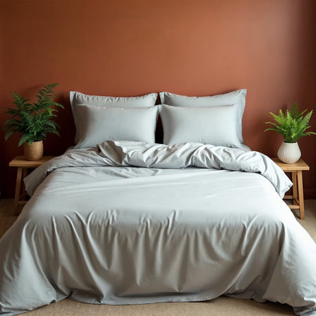Royal Comfort Blended Bamboo Sheet Set Light Grey