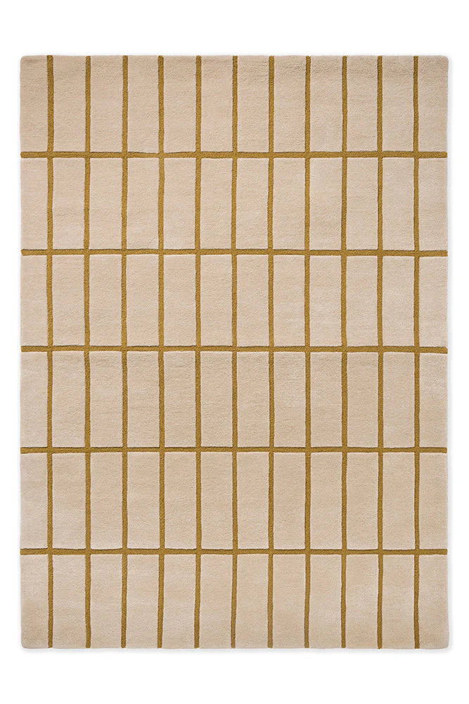 Marimekko Tiiliskivi Bronze Yellow 132906 Rug