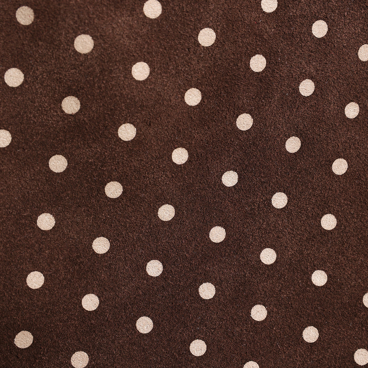 Vintage Polka Dot Suede Tote Bag – Leather Underarm & Shoulder Bag