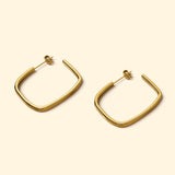Bullion Gold Yoshi Hoop Gold Layered Earrings