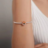 Solid 925 Sterling Silver Lovely Owl Pandora Inspired Charm