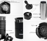 TODO 300W Smoothie Maker Drink Blender 600Ml Double Wall Stainless Steel Jar - Black