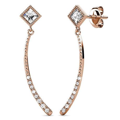 Boxed Sparkling Set Embellished with SWAROVSKI® Crystals In Rose Gold