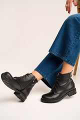 Bosccolo Womens Ankle Boots - Black