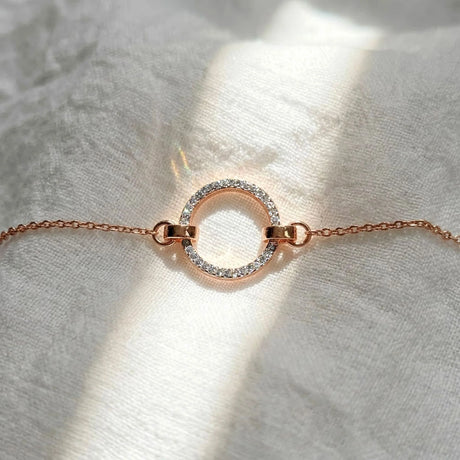 Krystal Couture Orbit of Beauty Bracelet Embellished with SWAROVSKI Crystal in Rose Gold