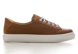 Bosccolo Womens Sneakers - Brown/White