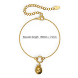 Bullion Gold Passion Fruit Gold Charm Bracelet