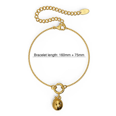 Bullion Gold Passion Fruit Gold Charm Bracelet