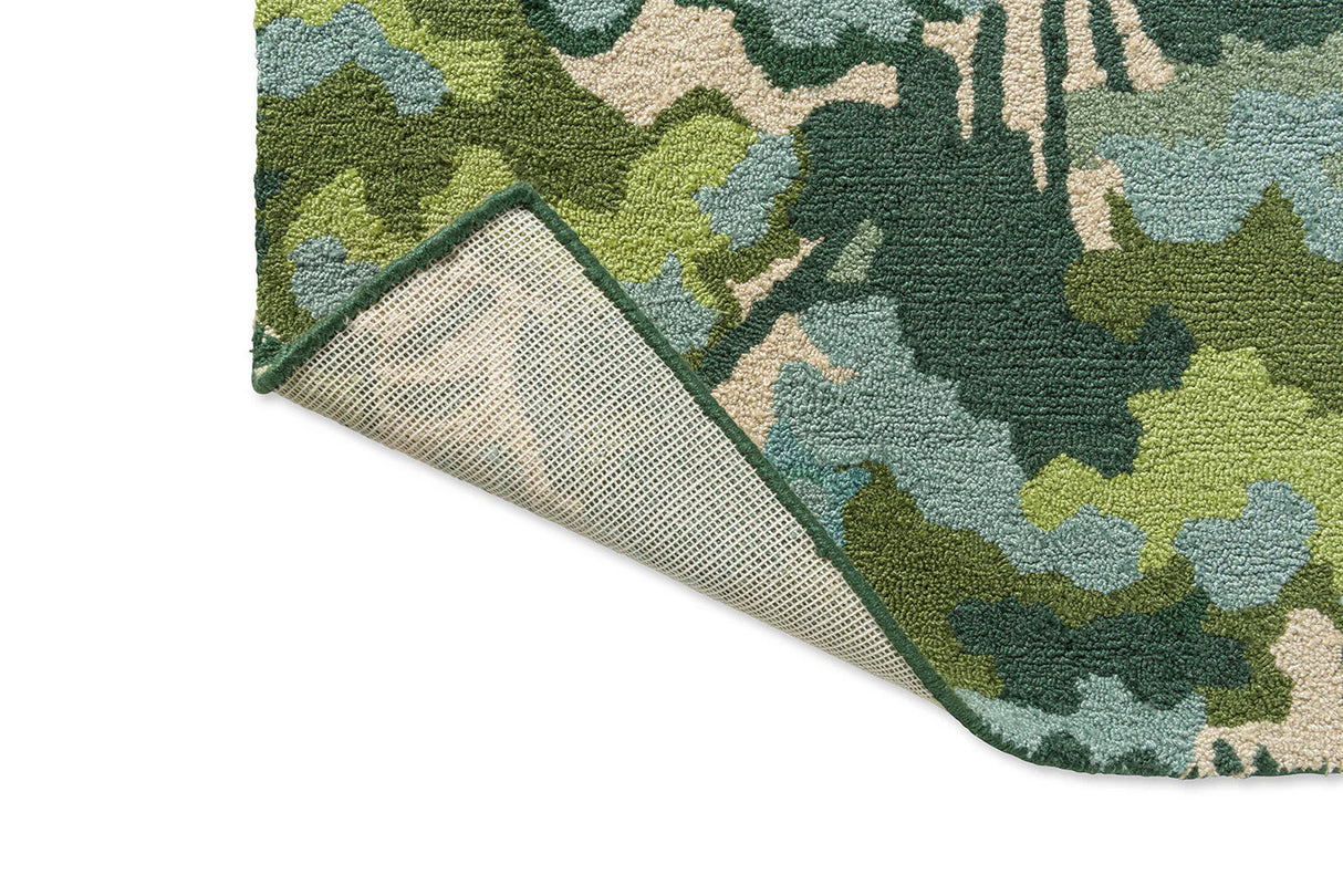 Harlequin Tree Tops Green 443807 Outdoor Rug