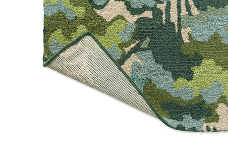 Harlequin Tree Tops Green 443807 Outdoor Rug