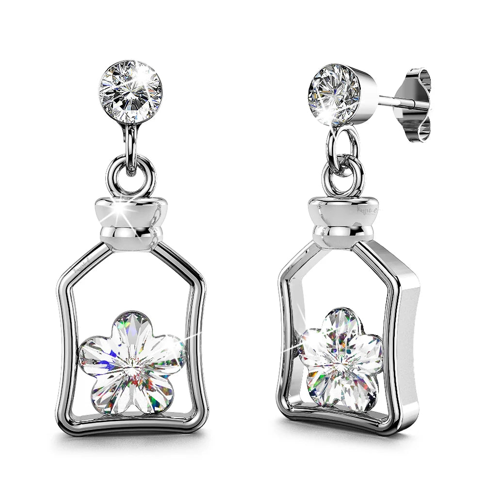 Boxed Cutie Star Necklace And Earrings Set Embellished with SWAROVSKI® Crystals