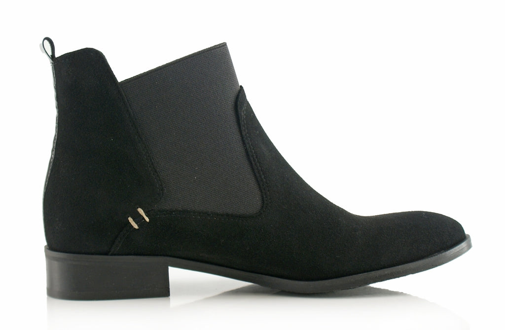 Bosccolo Womens Ankle Boots - Black Suede