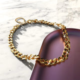 Boxed Cuban Bold Chain Necklace and Bracelet Set