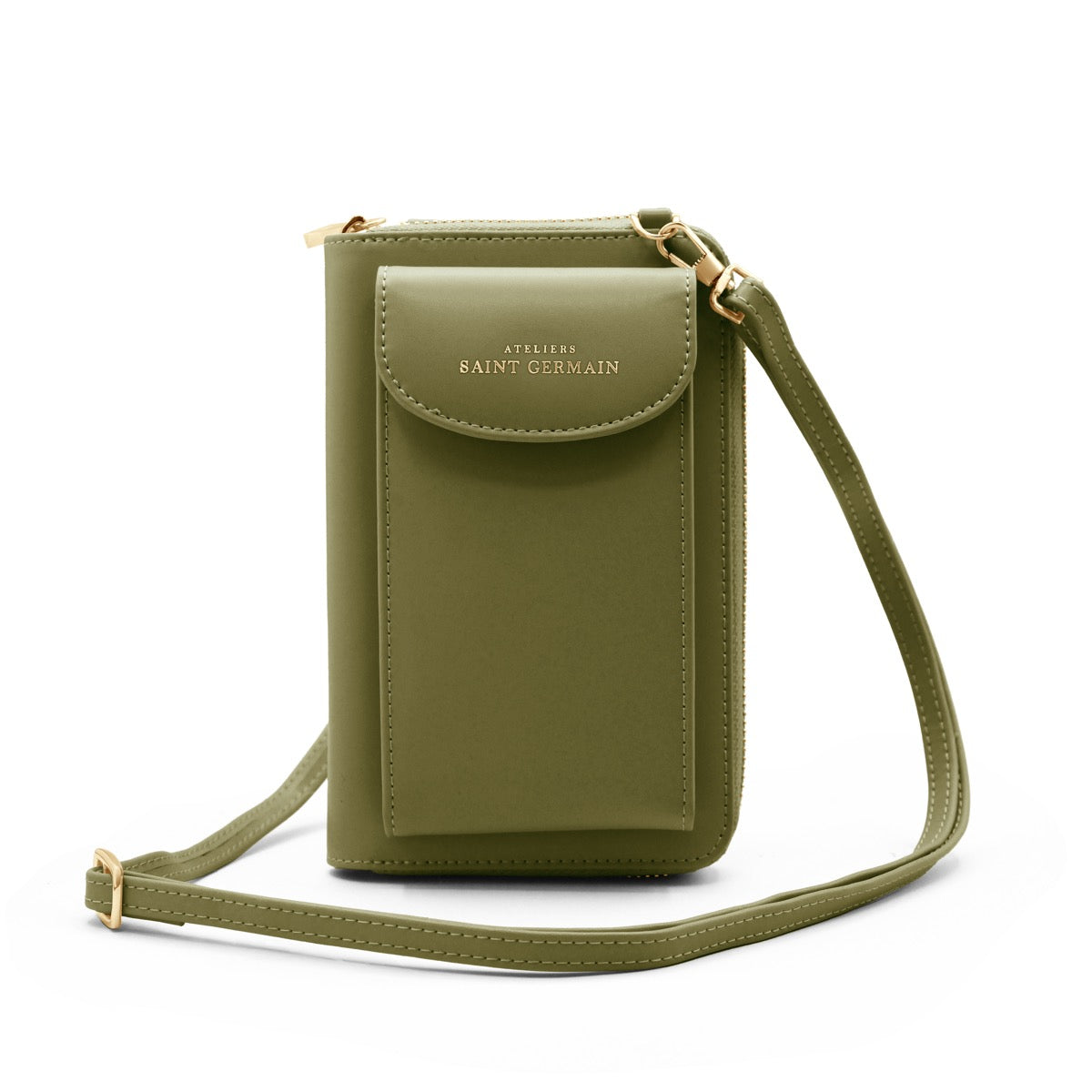 LONDON - Wallet Smartphone Crossbody Bag - KHAKI