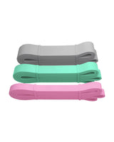 Heavy Duty Resistance Bands 3 Set Exercise Pilates Yoga Physio Band 9-36kg Carry Bag
