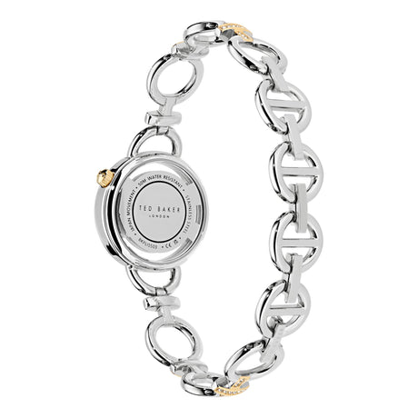 Ted Baker Womens Lilabel Bow White 28mm Two-Tone Bracelet Watch