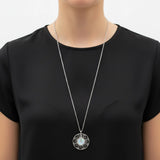 Bullion Gold Vintage Medallion Necklace