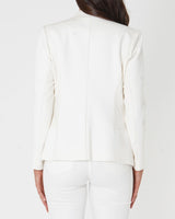Amelius Nahla Panelled Blazer - White