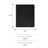 Fossil Westover Black Passport Case