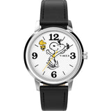 Timex Marlin Snoopy 75Th Black Leather