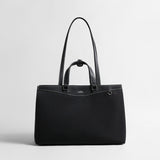 Minimalist Nylon Laptop Tote Bag – Lightweight Water-Resistant Work Bag